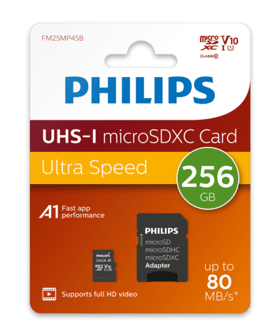 Philips Micro SDXC Kaart 256GB