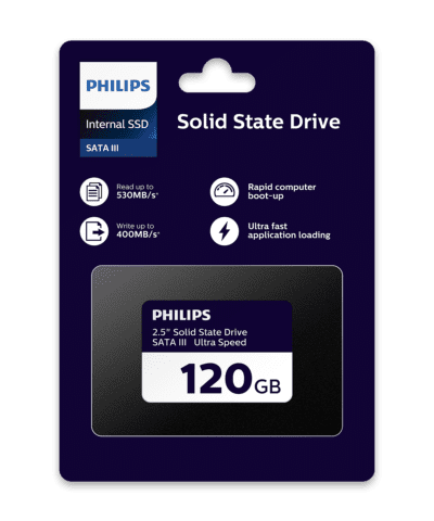 Philips Interne SSD 2.5″ SATA III 120GB