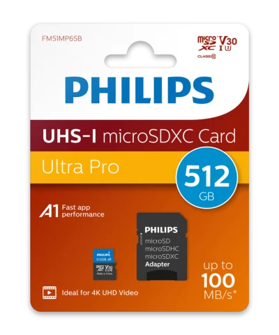 Philips Micro SDXC UHS-I U3 512GB