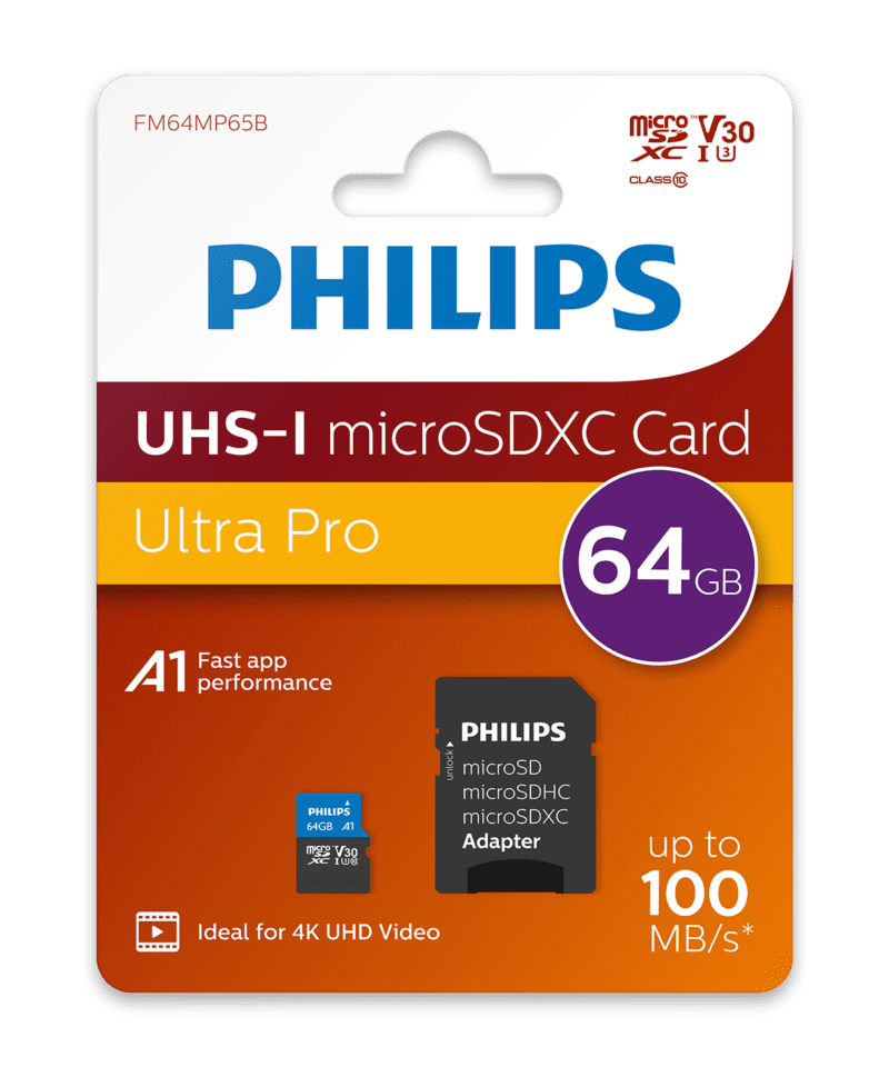 Philips Micro SDXC UHS-I U3 64GB