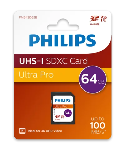 Philips SDXC UHS-I U3 64GB