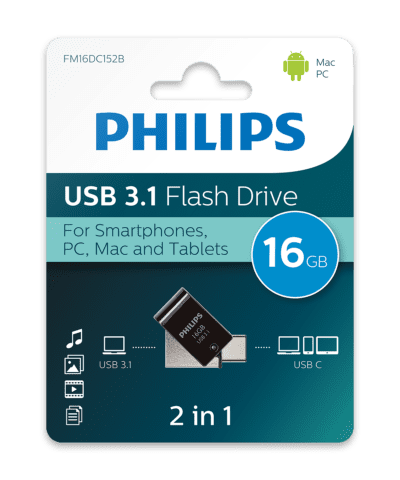 Philips USB 3.1 2-in-1 Editie 16GB