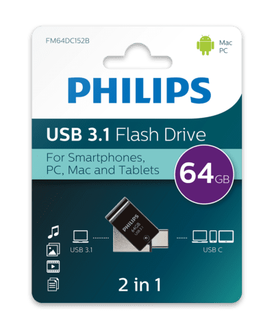 Philips USB 3.1 2-in-1 Editie 64GB