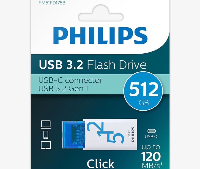 Philips USB-C USB 3.2 Click Editie