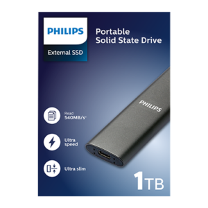 Philips SSD externe USB-C USB 3.0 1 To