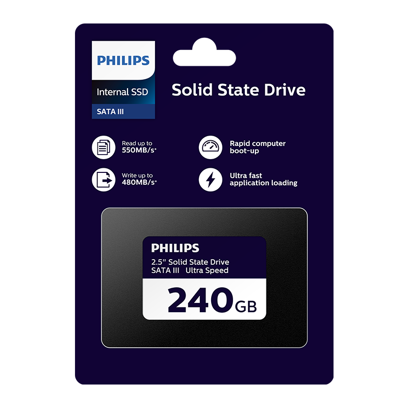 Philips Interne SSD 2.5 inch SATA III 240GB
