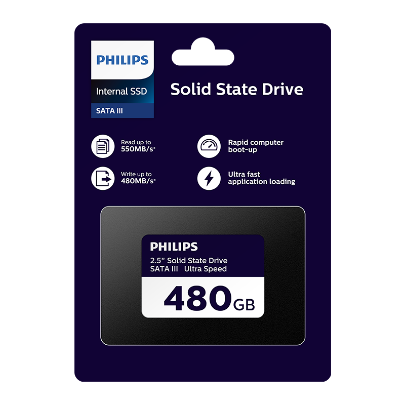 Philips Interne SSD 2.5″ SATA III 480GB
