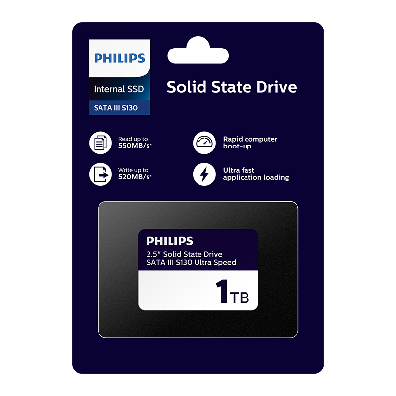 Philips Disque SSD interne 2,5" SATA III S130 1 To