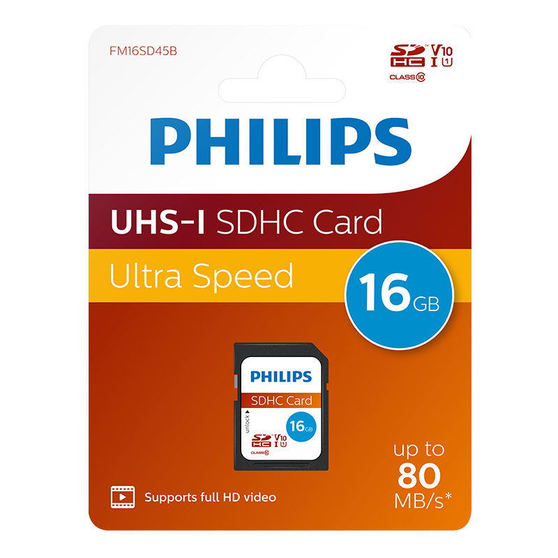 Philips SDHC UHS-I U1 16GB