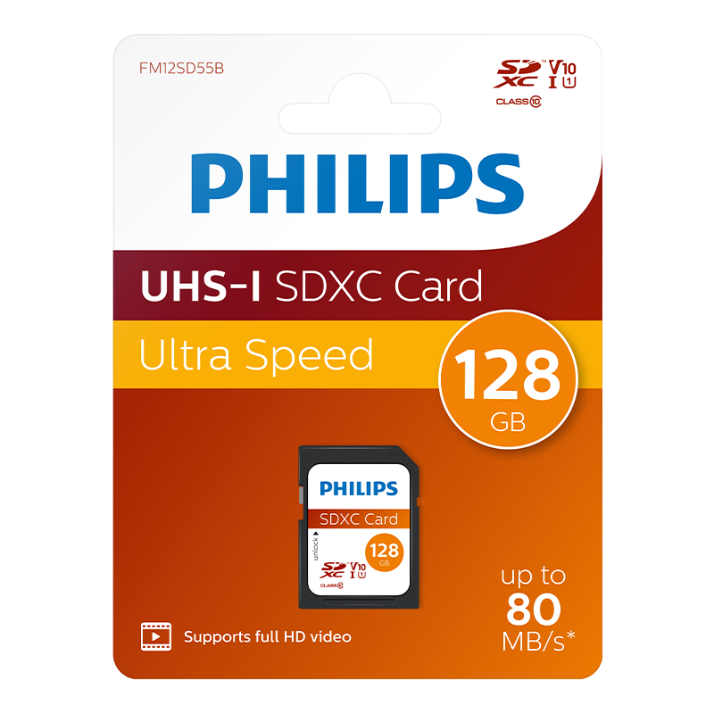 Philips SDXC UHS-I U1 128GB