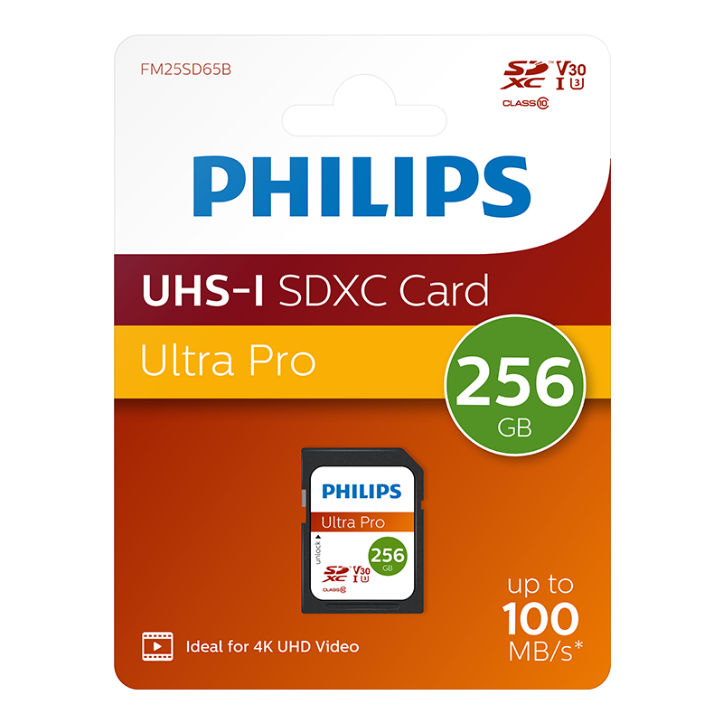 Philips SDXC UHS-I U3 256GB